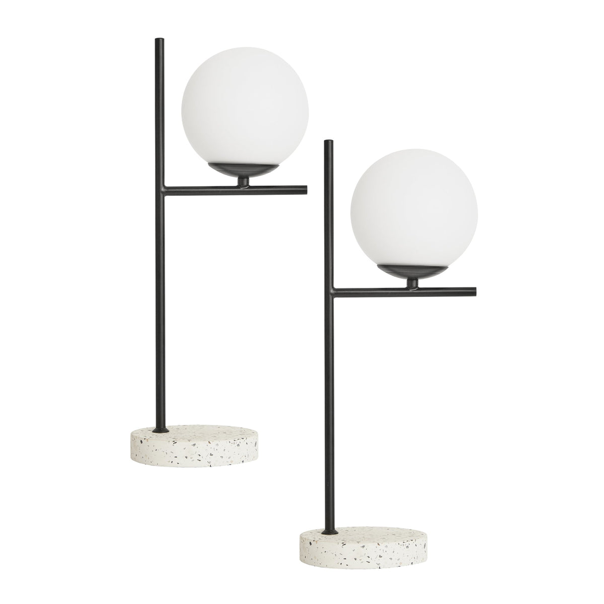 Mateo Table Lamp Black (Set of 2)