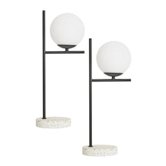 Mateo Table Lamp Black (Set of 2)