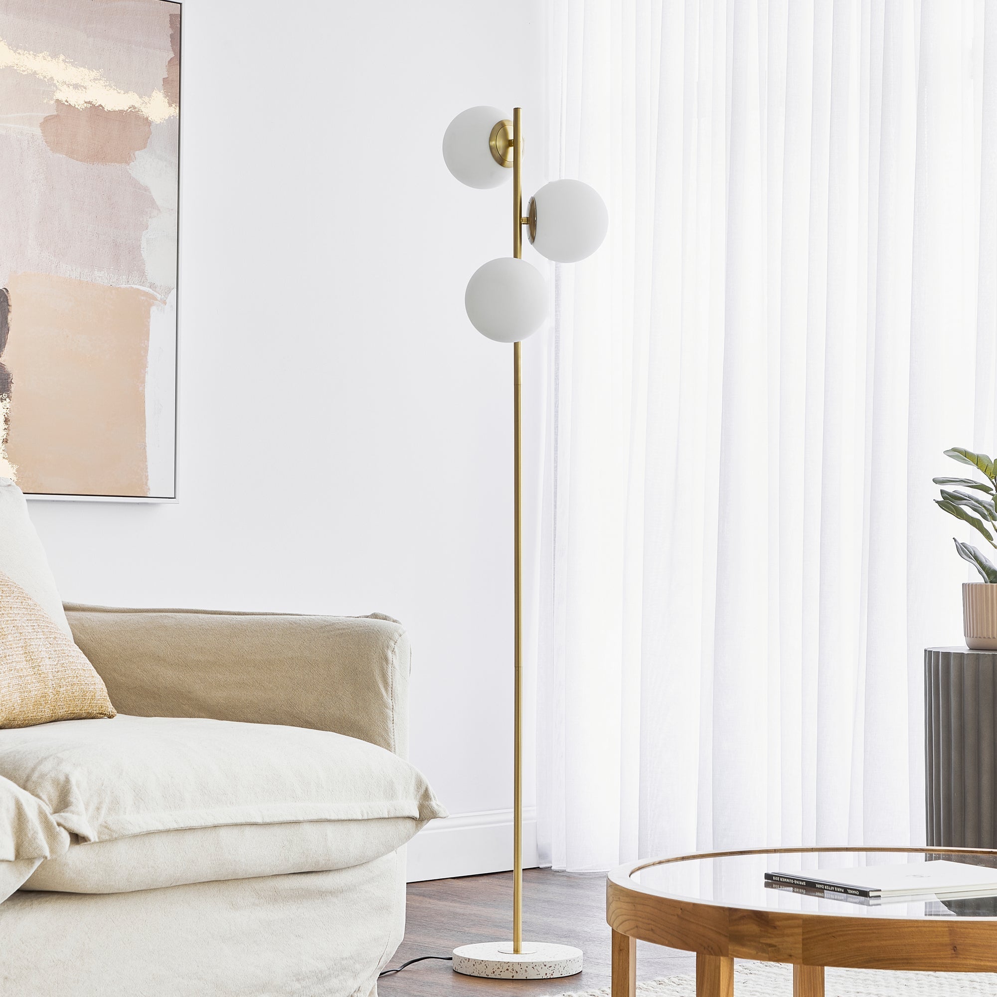 Mateo Floor Lamp Gold