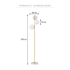 Mateo Floor Lamp Gold