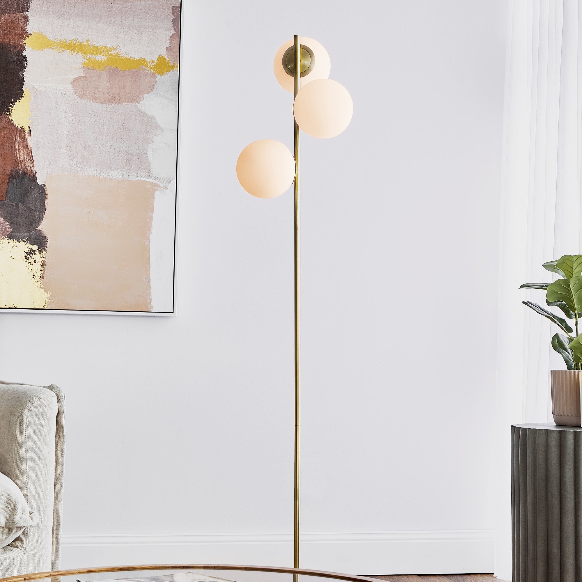 Mateo Floor Lamp Gold