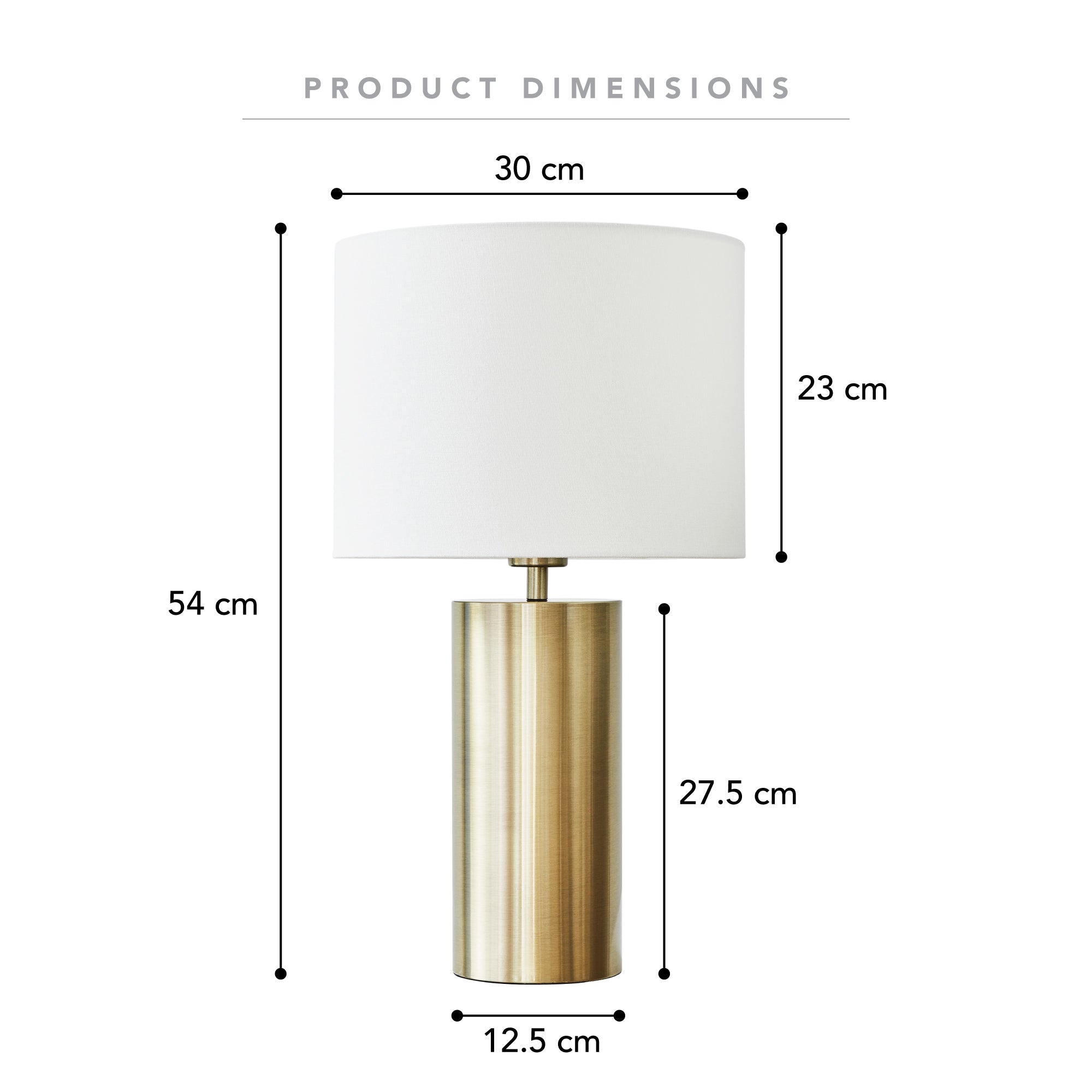 Ezra Table Lamp Gold