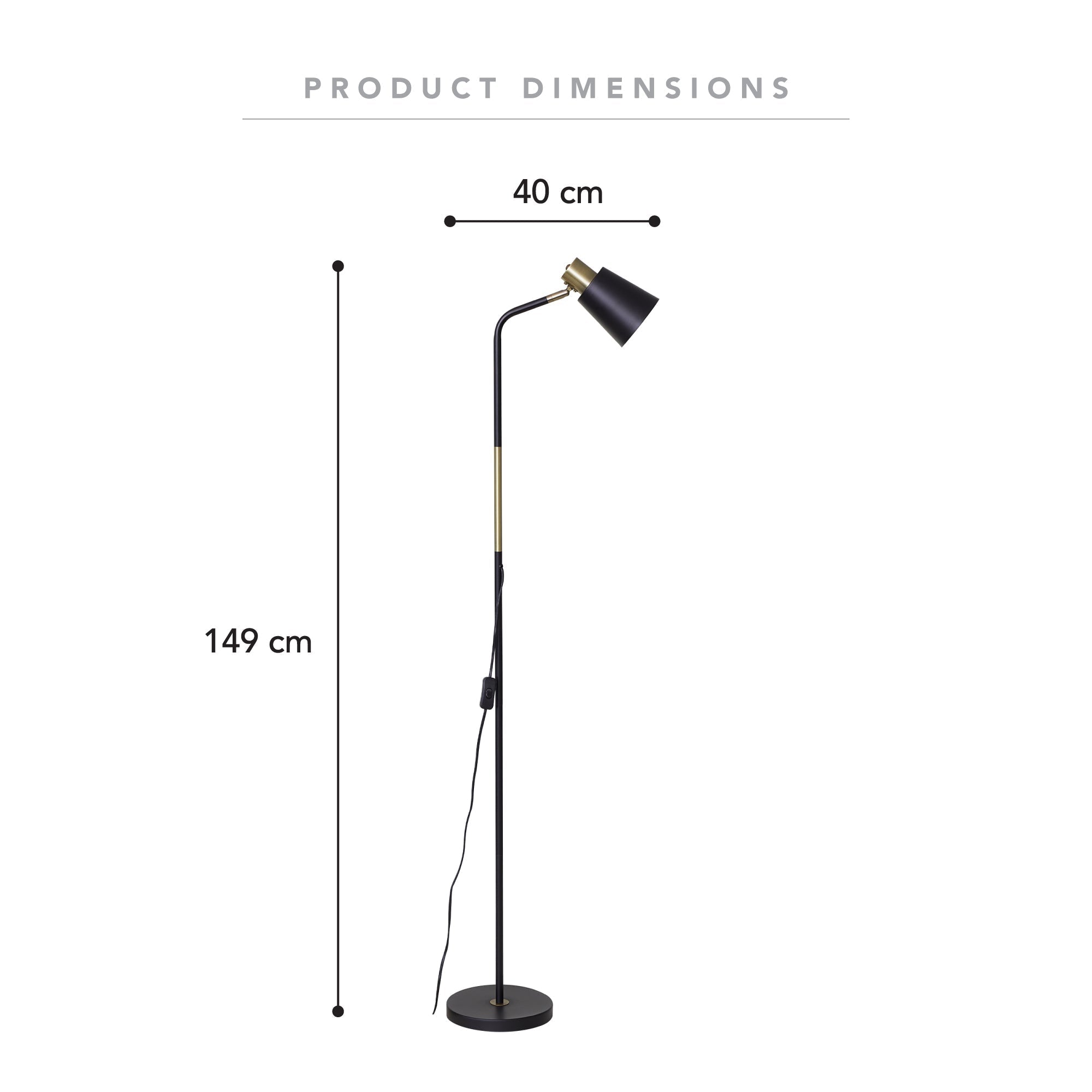 Avi Floor Lamp White