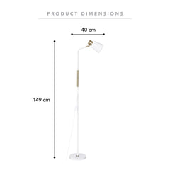 Avi Floor Lamp White