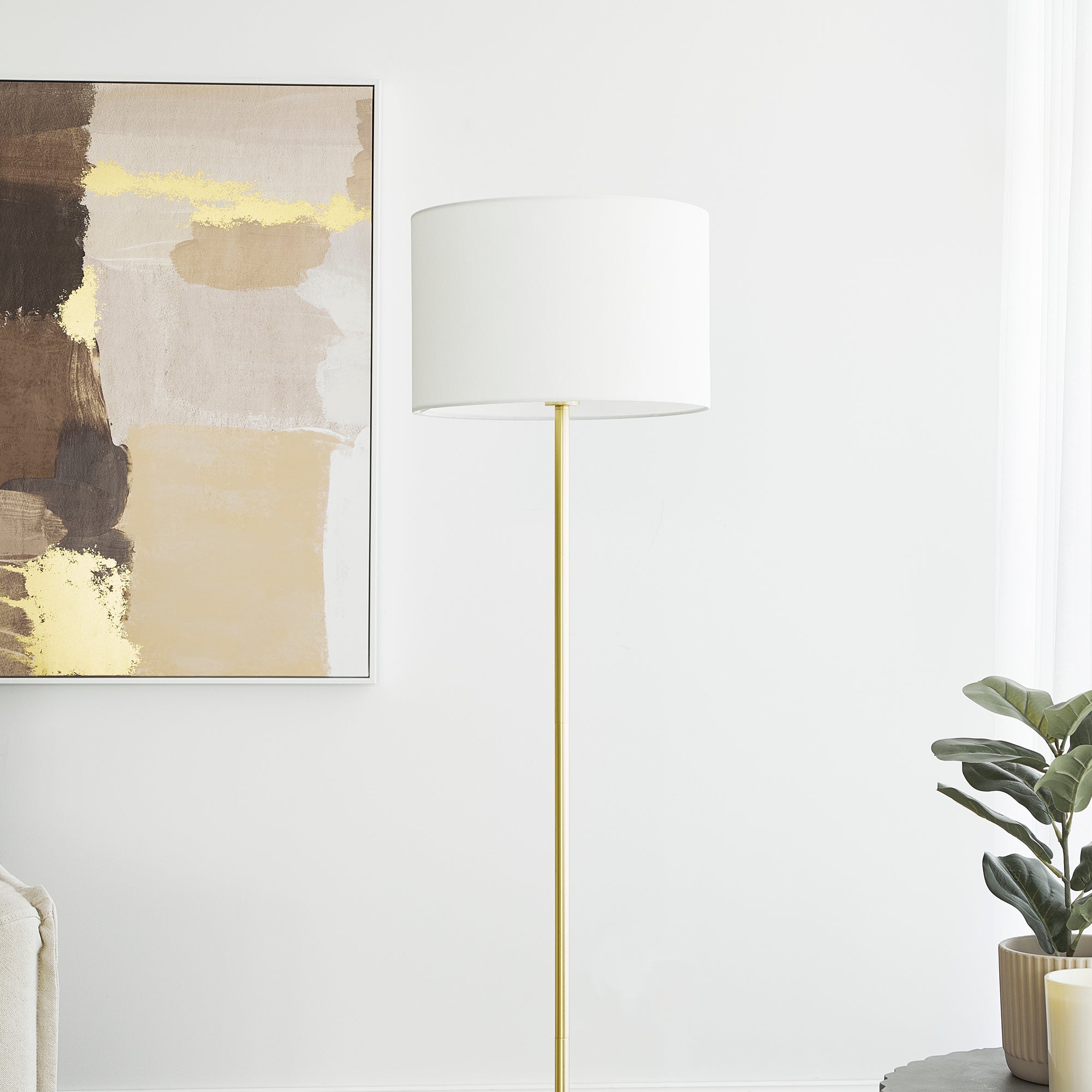 Ella Floor Lamp Gold