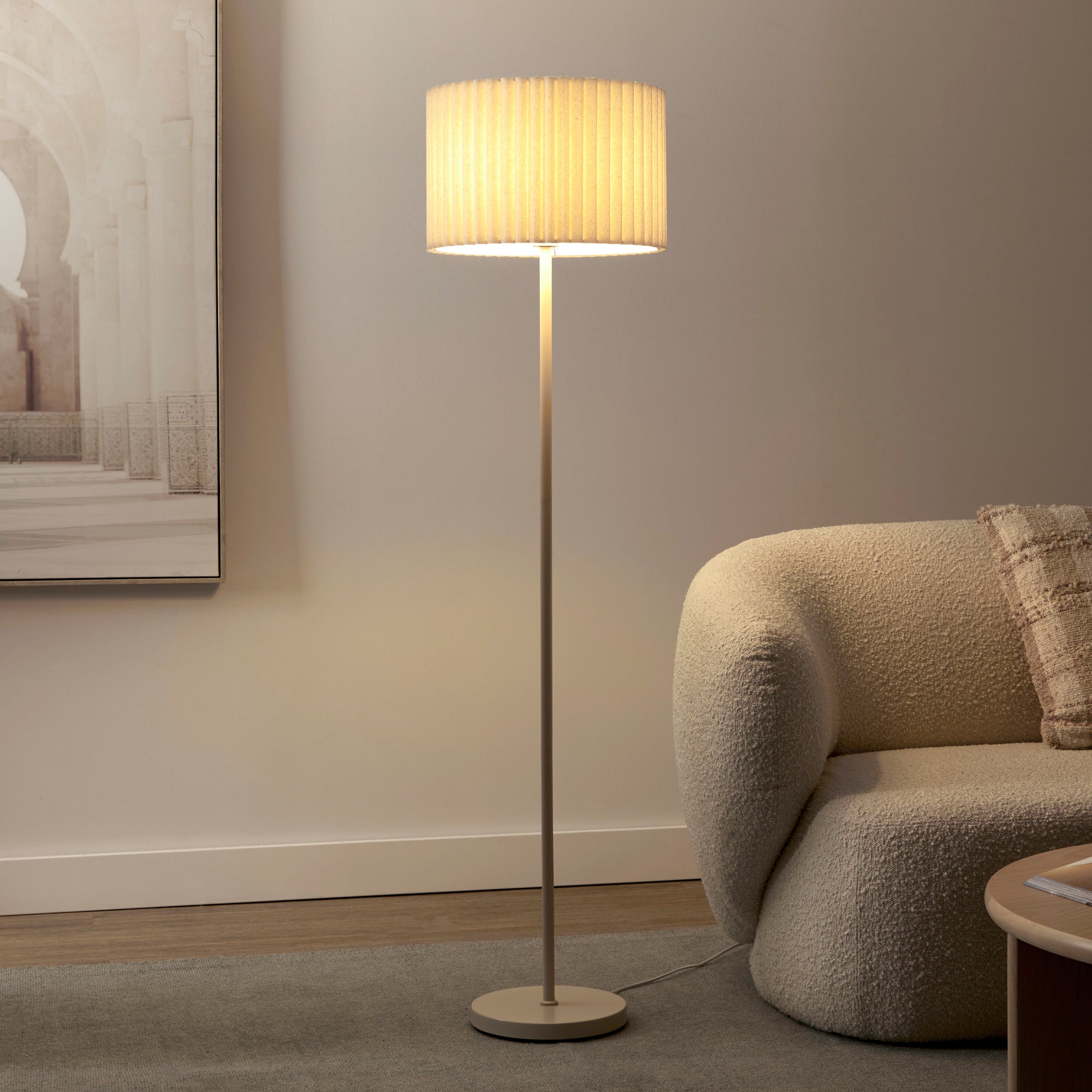 Ella Floor Lamp Oat