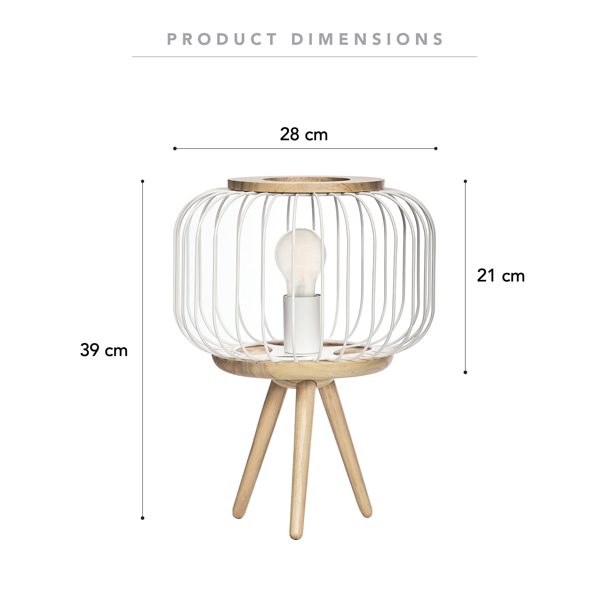 Aruba Table Lamp White