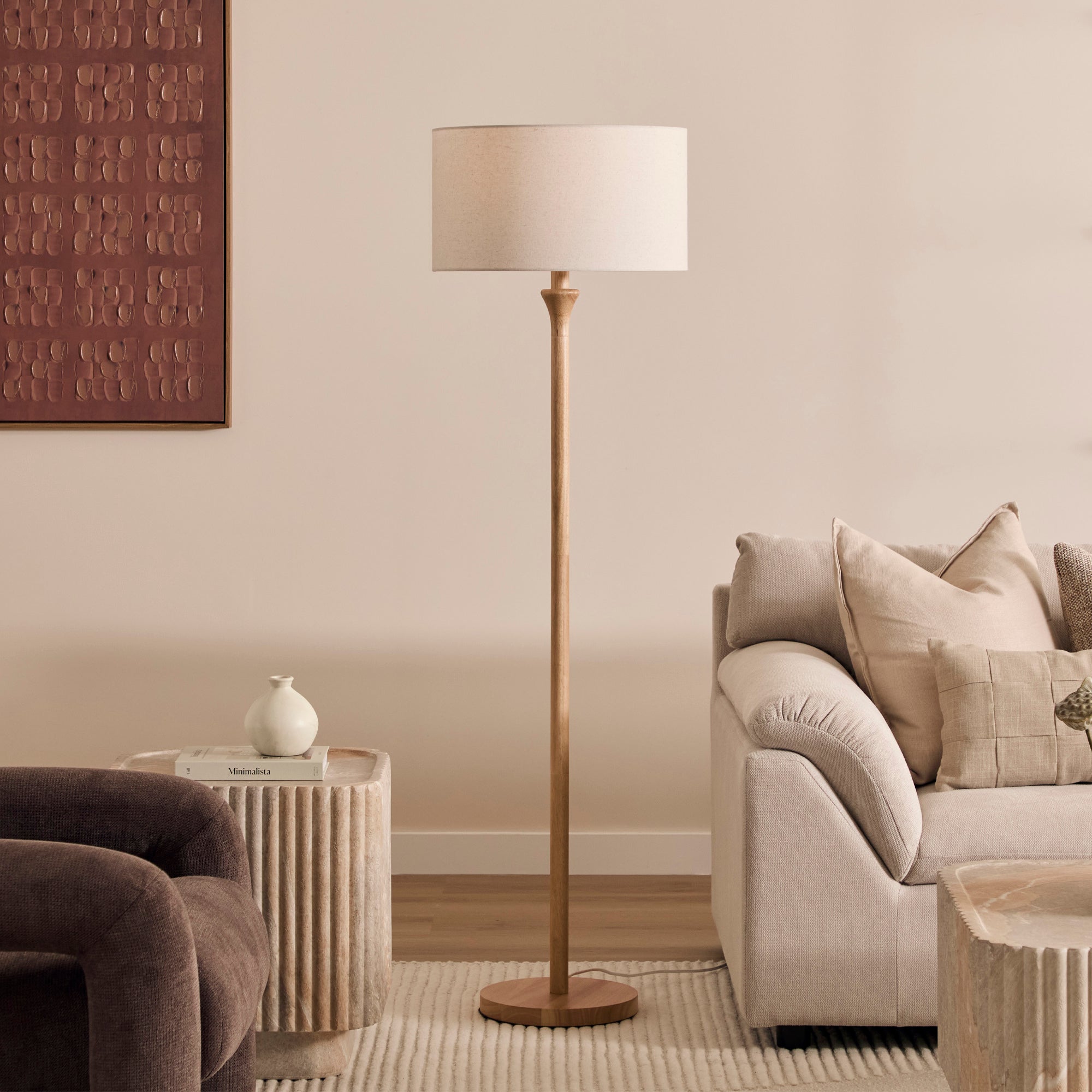 Indy Floor Lamp Natural