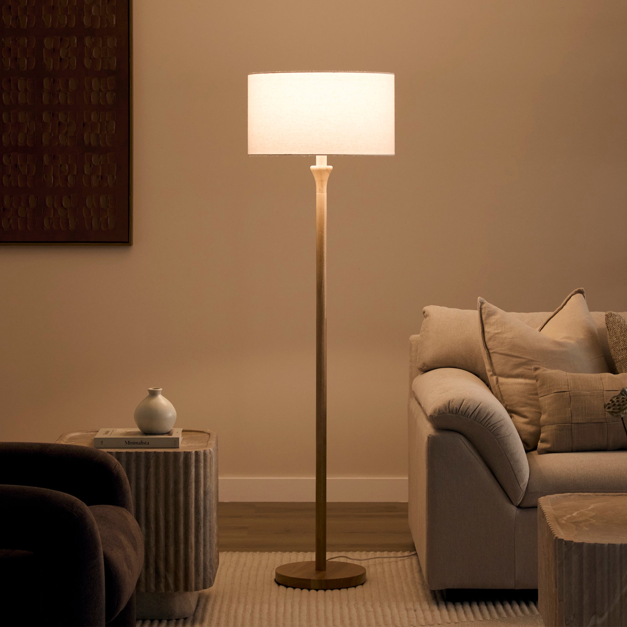 Indy Floor Lamp Natural