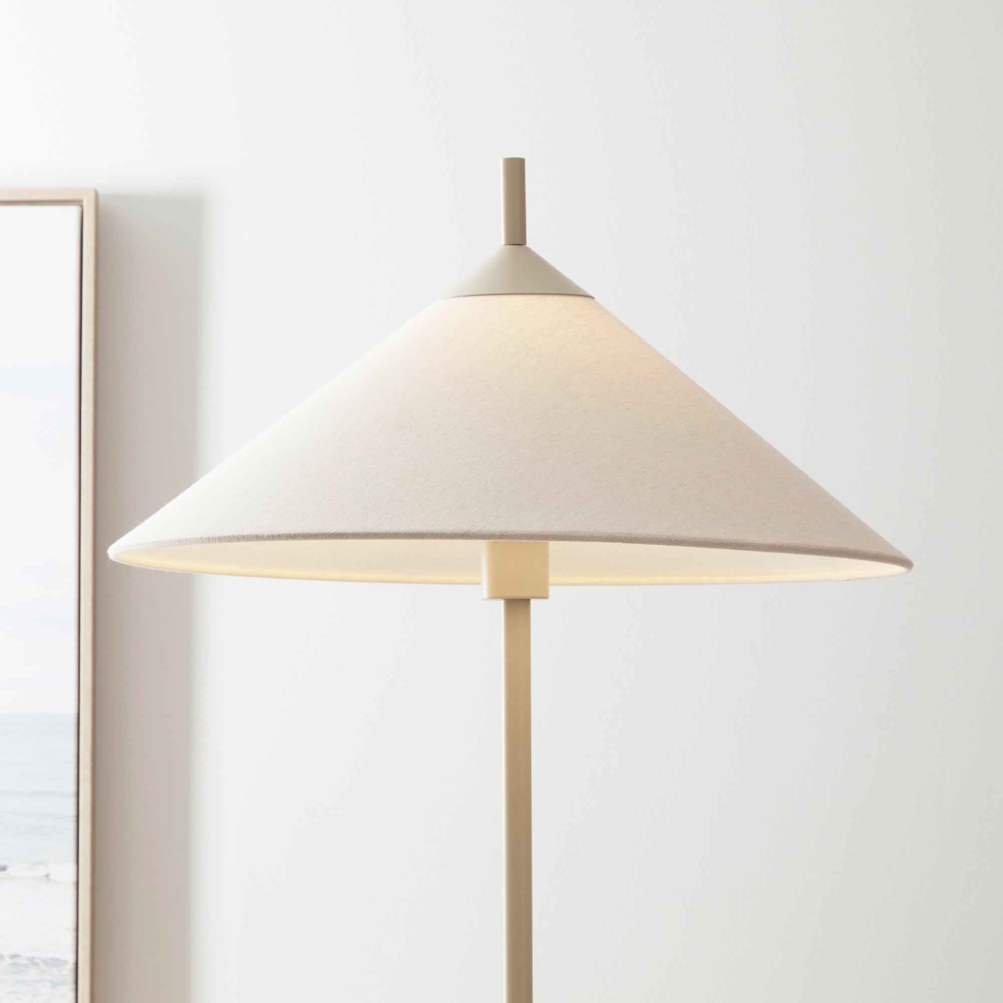 Arlo Floor Lamp Marble Oat