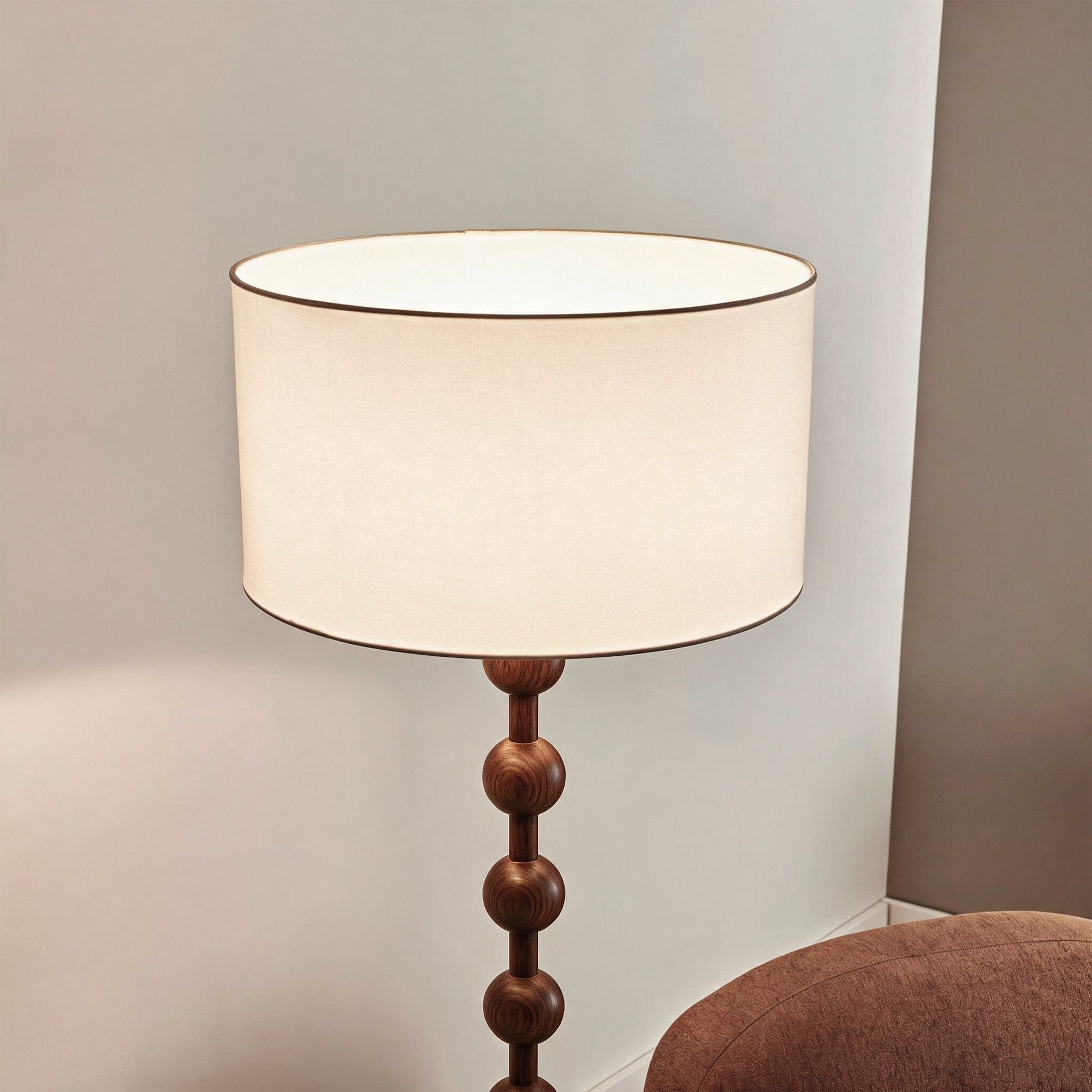 Sadie Floor Lamp Walnut