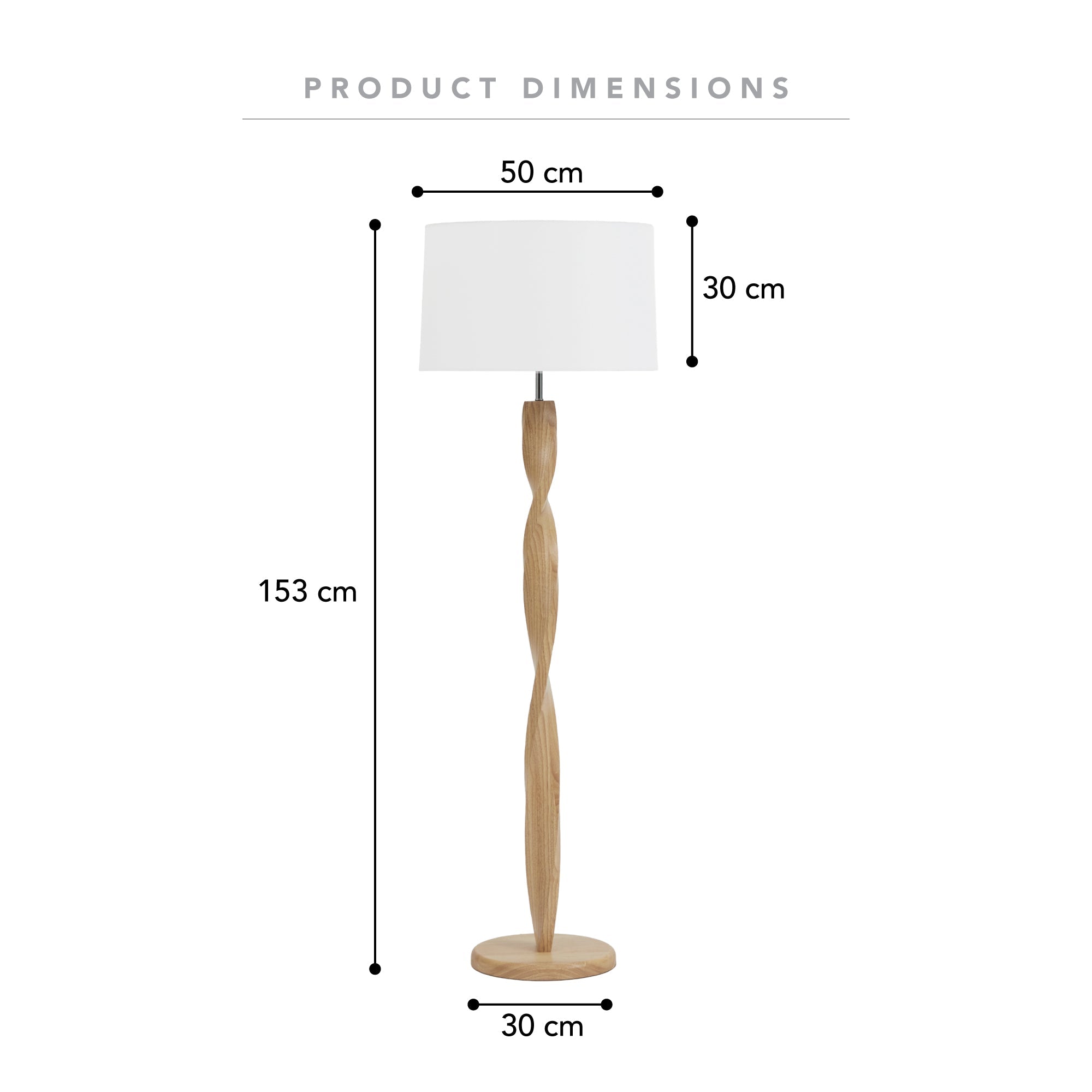 Harper Floor Lamp Natural