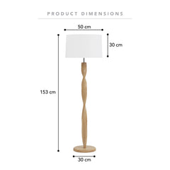 Harper Floor Lamp Natural