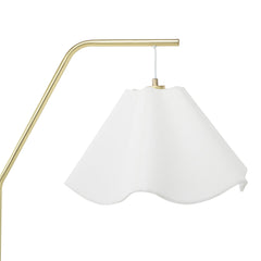 Astrid Hanging Wavy Floor Lamp Gold