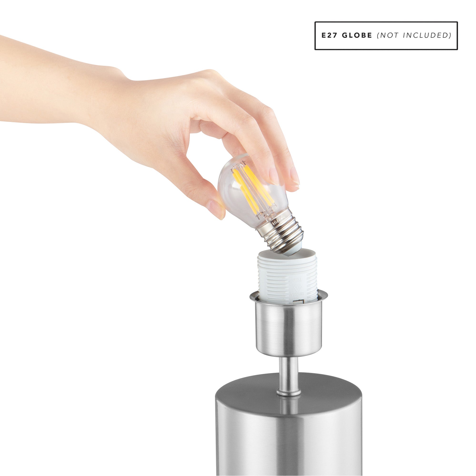 Lume Table Lamp Nickel