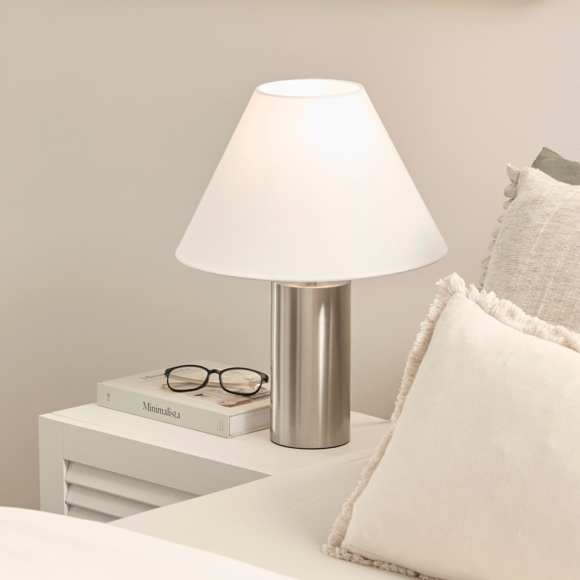 Lume Table Lamp Nickel