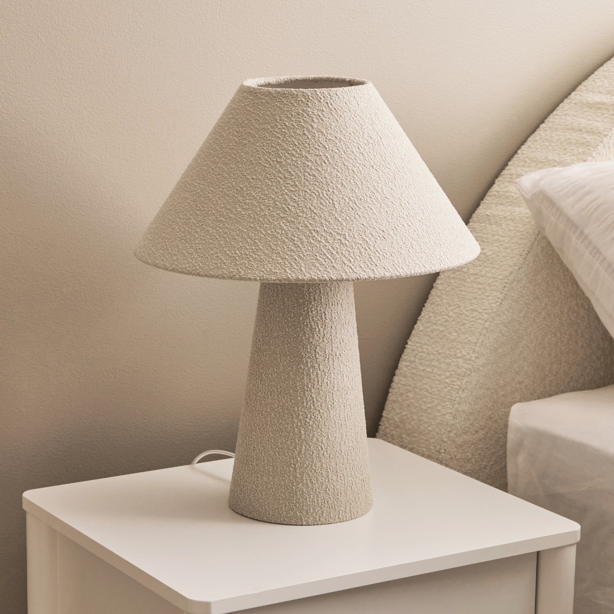 Remy Table Lamp Boucle