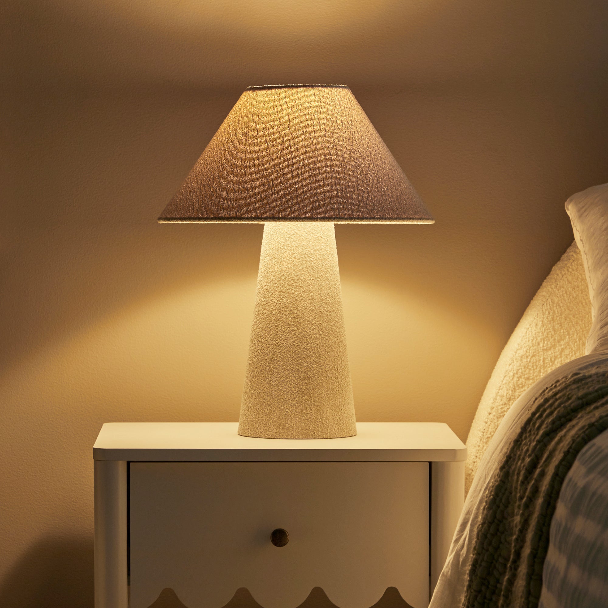 Remy Table Lamp Boucle