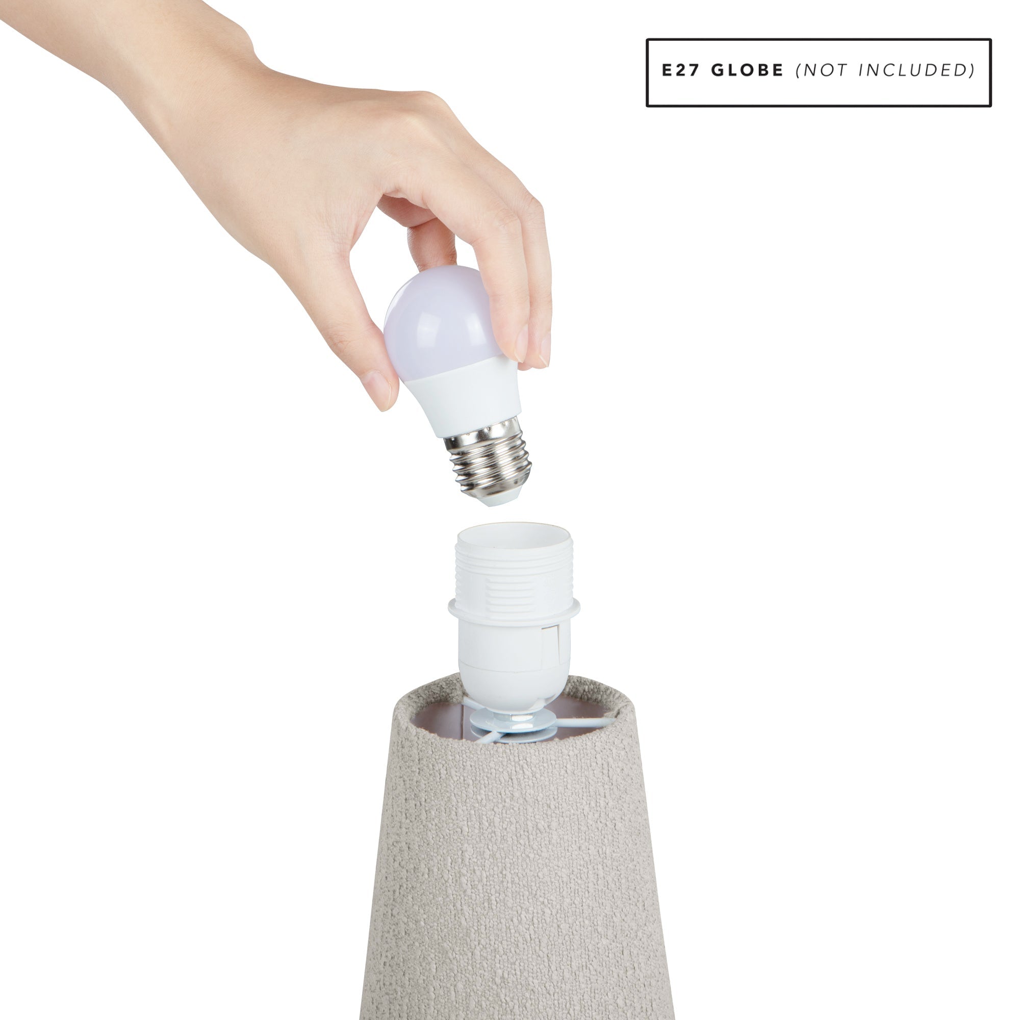 Remy Table Lamp Boucle (Set of 2)