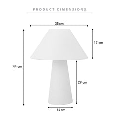 Remy Table Lamp Linen