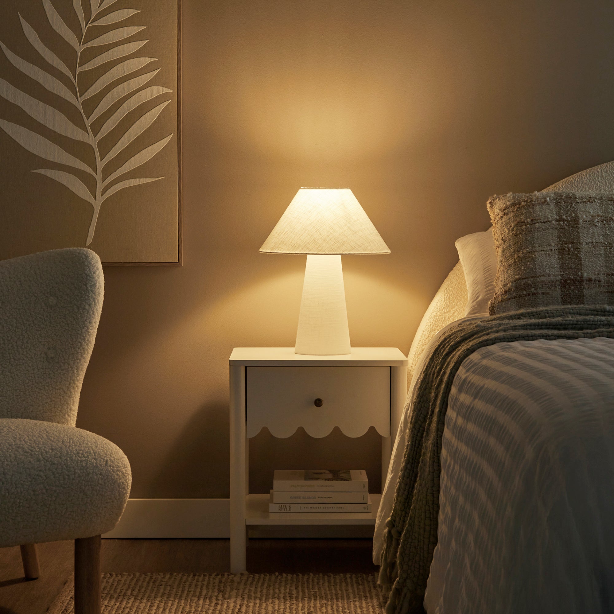 Remy Table Lamp Linen