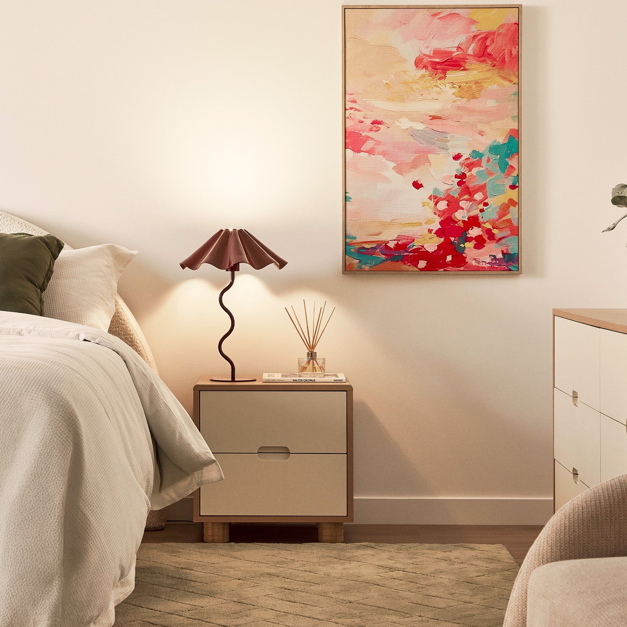 Lola Table Lamp Cabernet