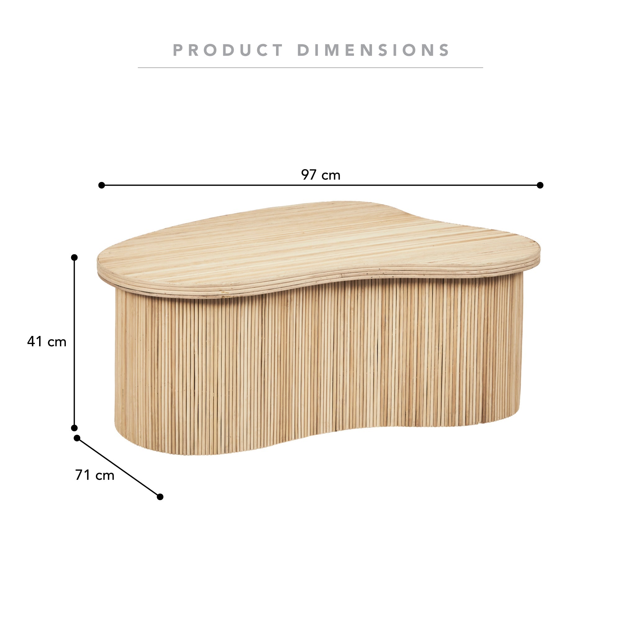 Edo Wave Storage Coffee Table
