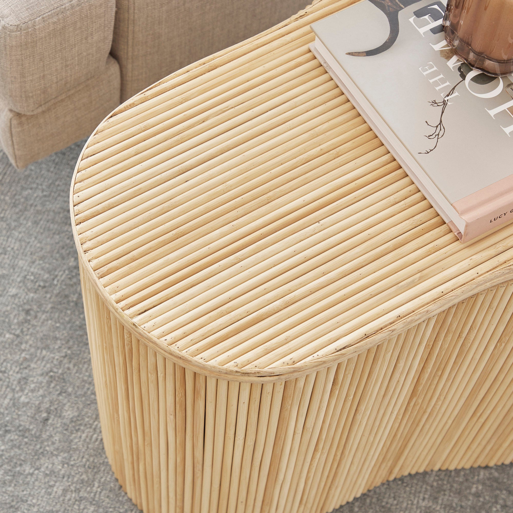 Edo Wave Storage Side Table Large