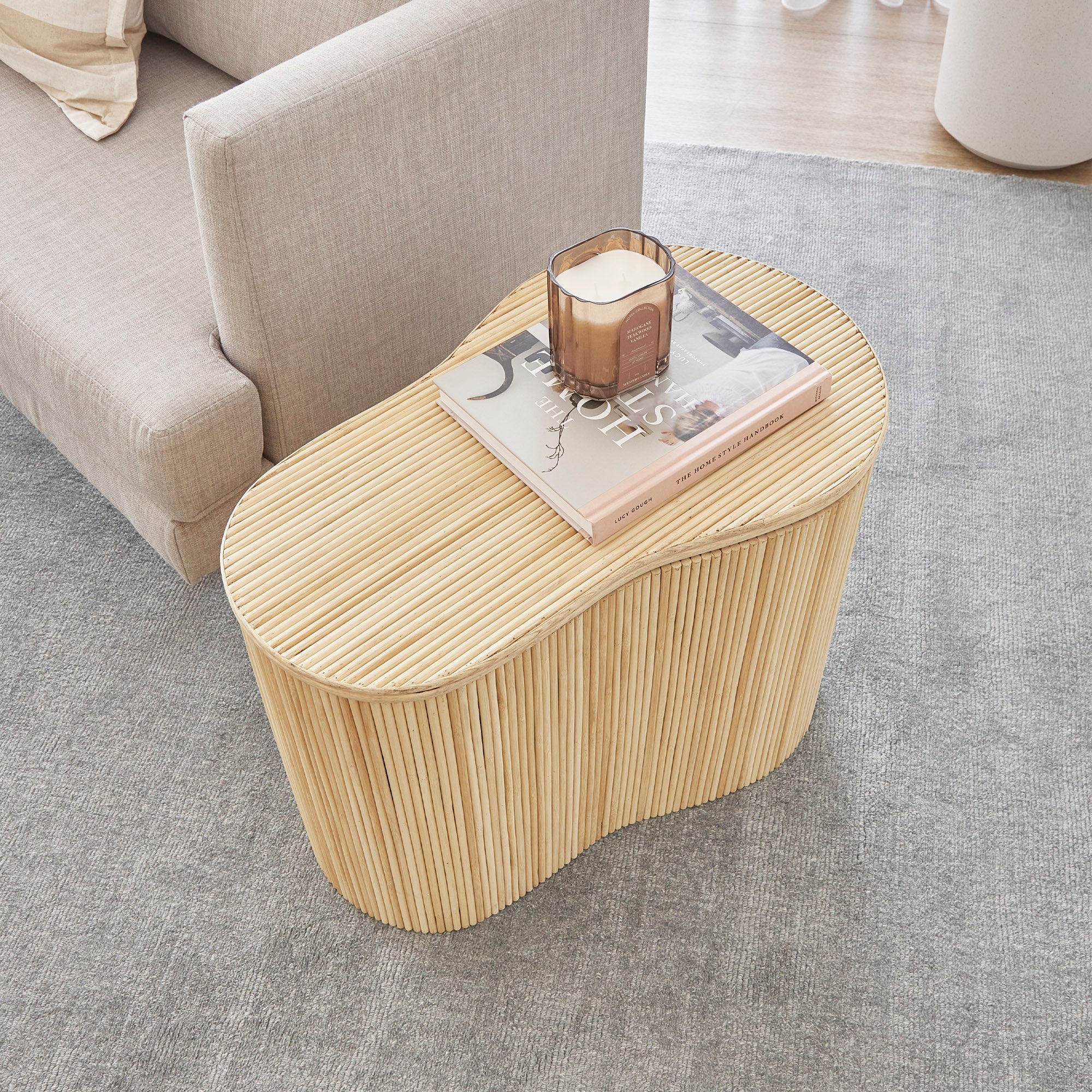 Edo Wave Storage Side Table Large