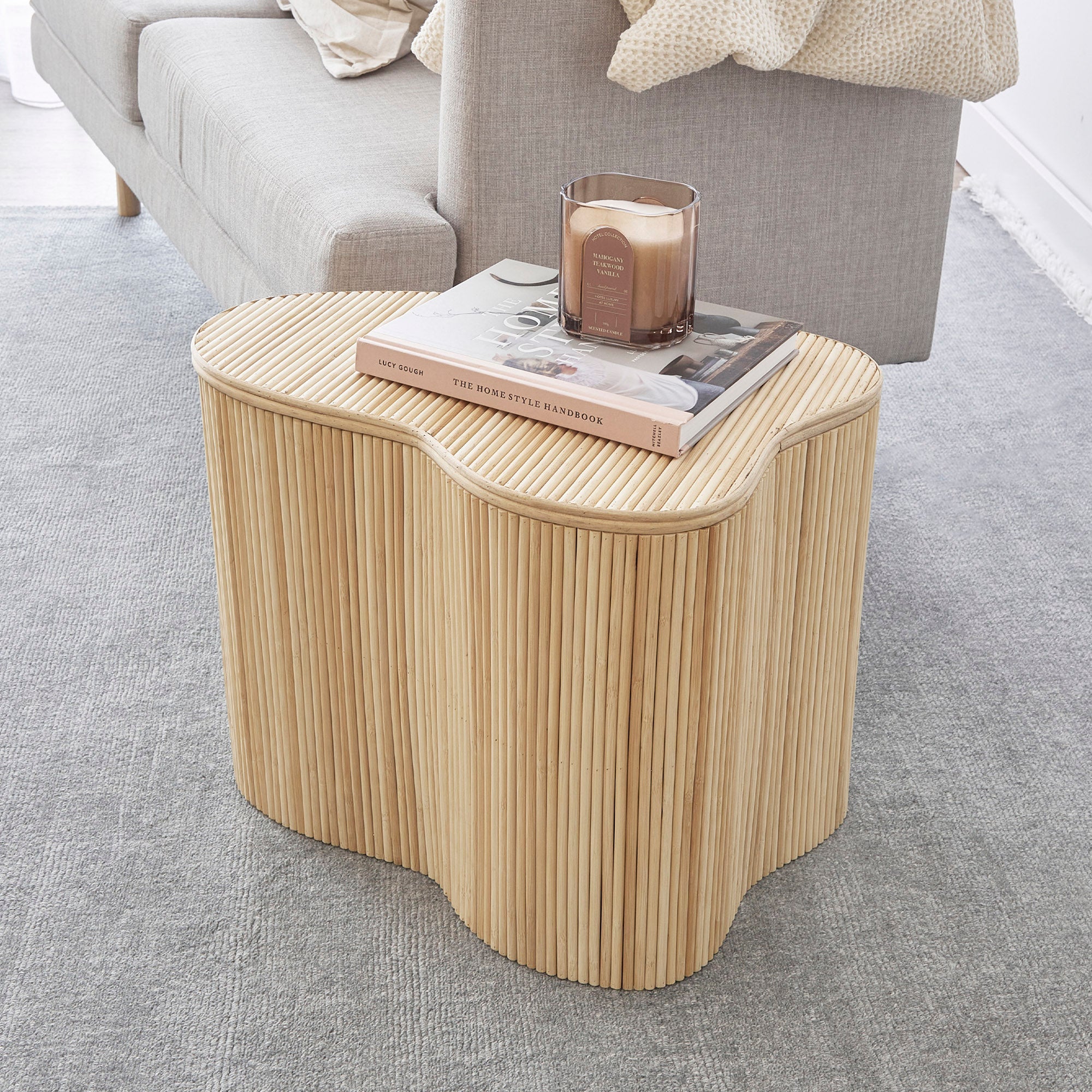 Edo Wave Storage Side Table Small
