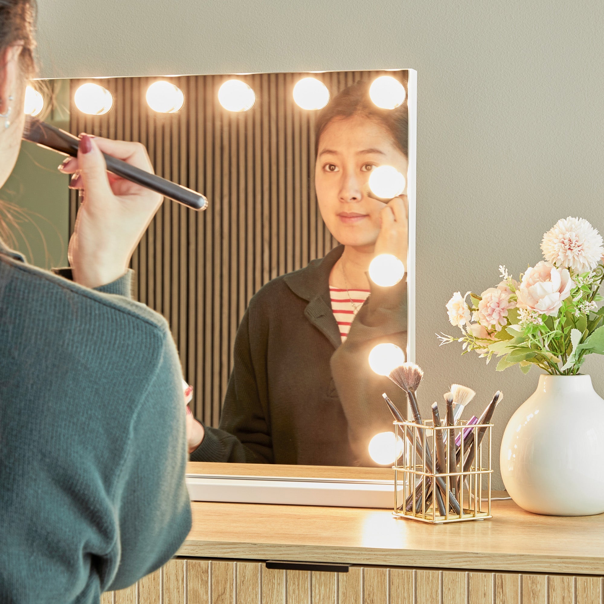 LED 58cm Medium Rectangle Vanity Mirror
