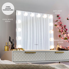 LED 65cm Large Rectangle Vanity Mirror