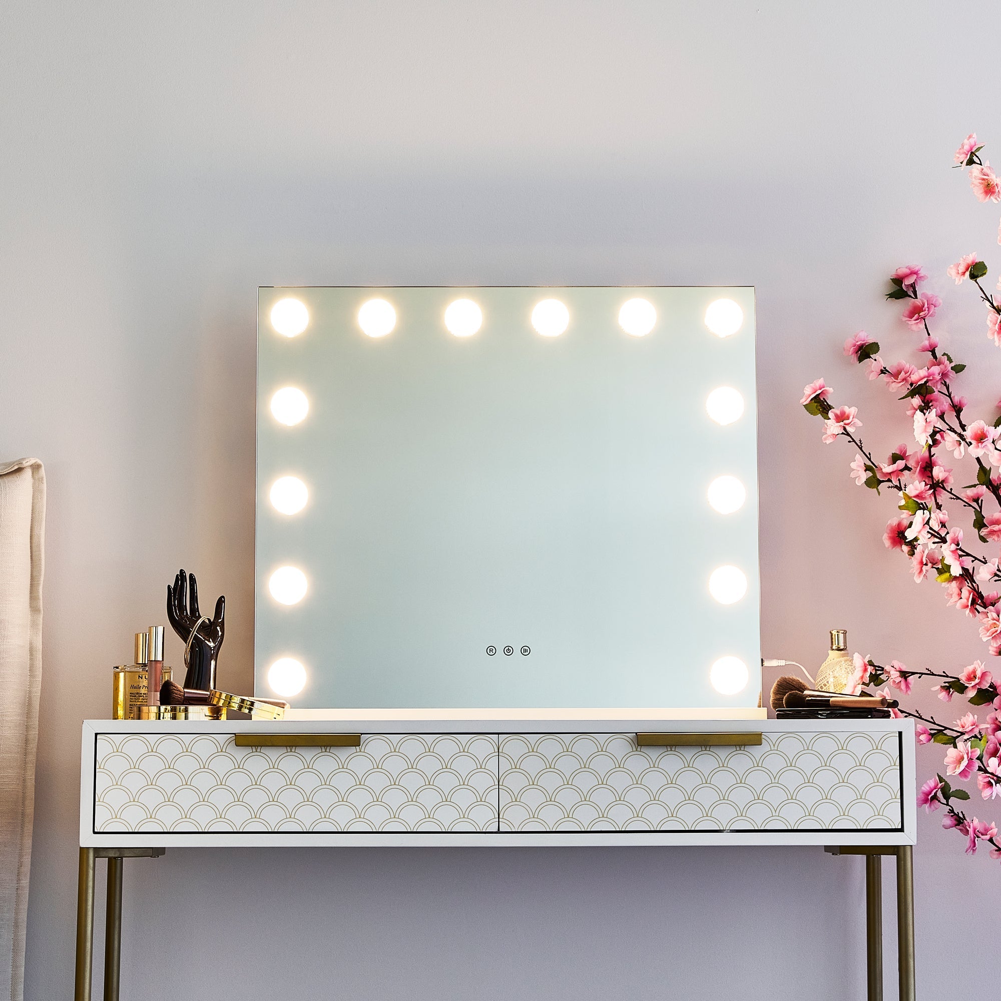 LED 65cm Large Rectangle Vanity Mirror