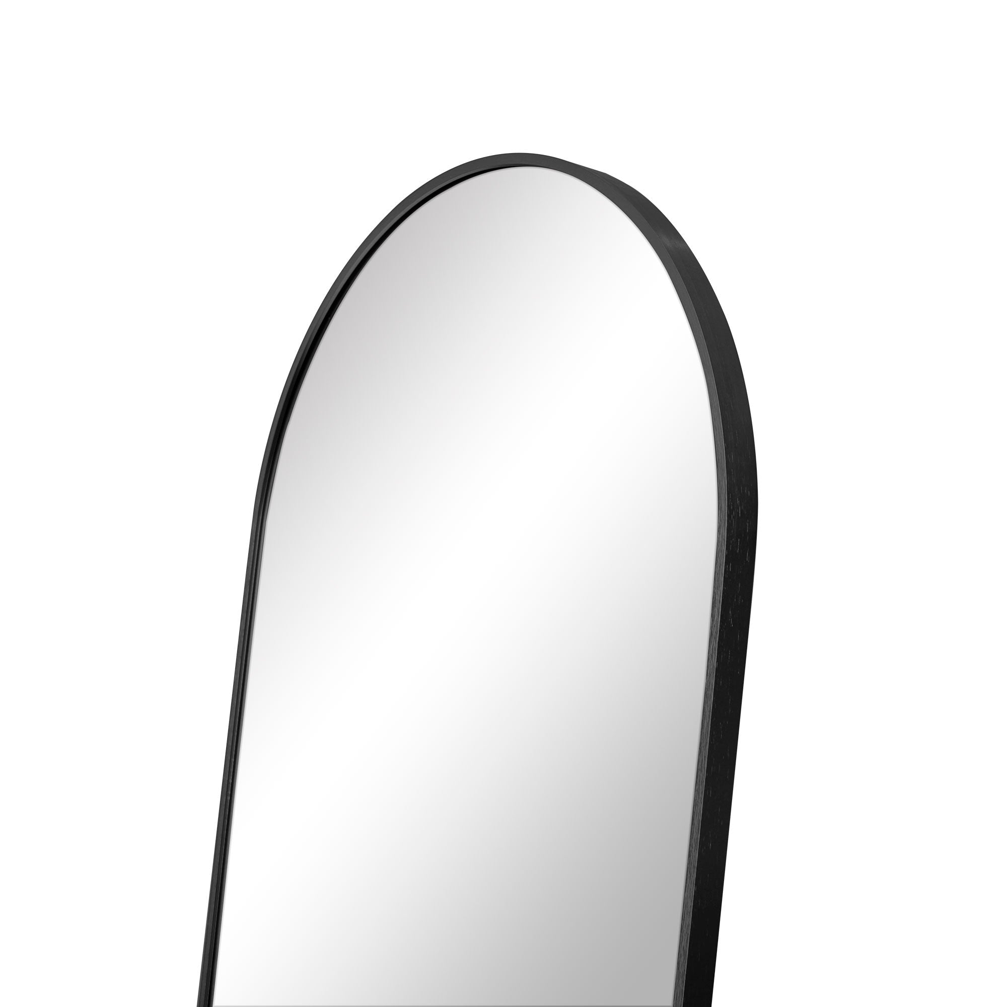 Cindy 165cm Arched Standing Full Length Mirror Black