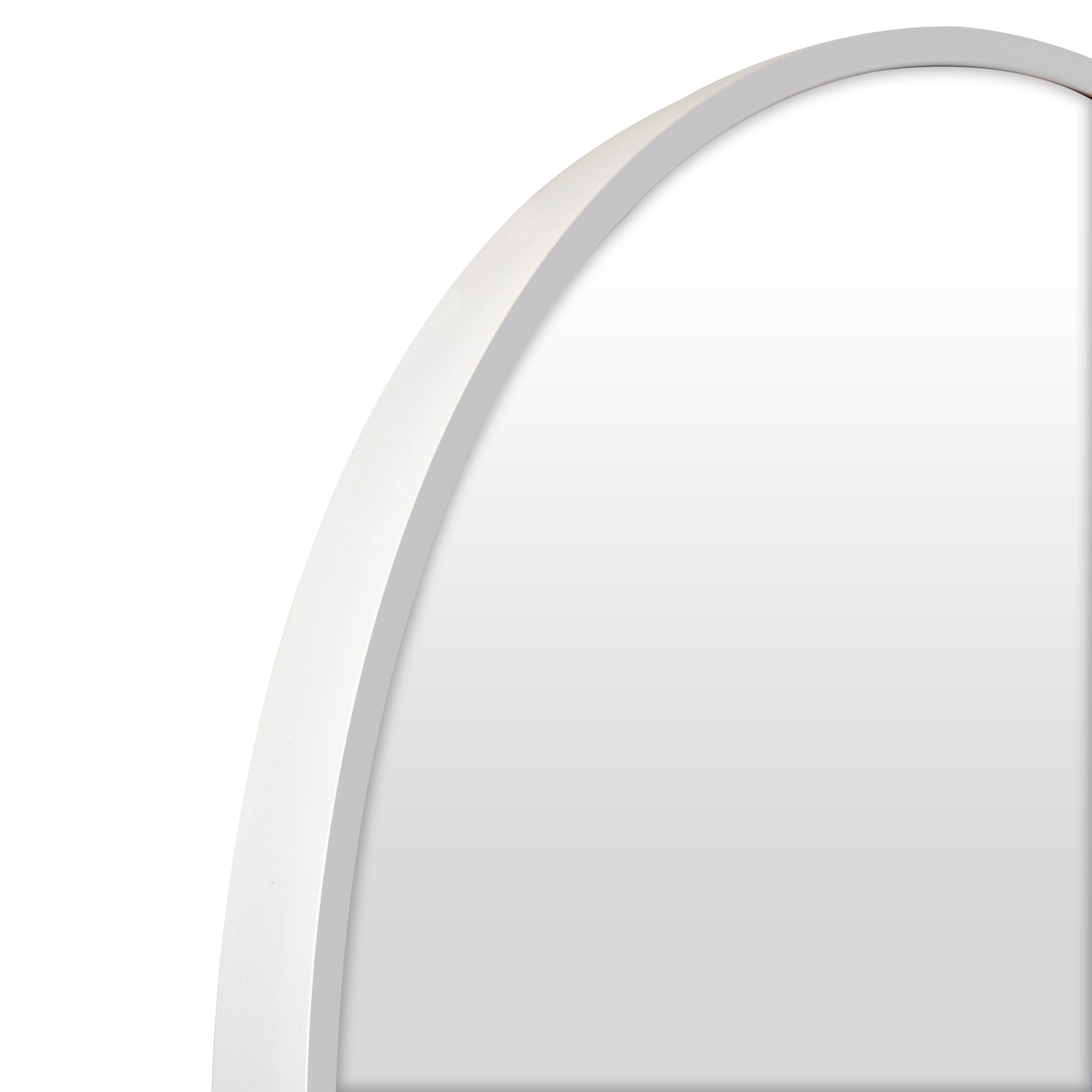 Cindy 165cm Arched Standing Full Length Mirror White