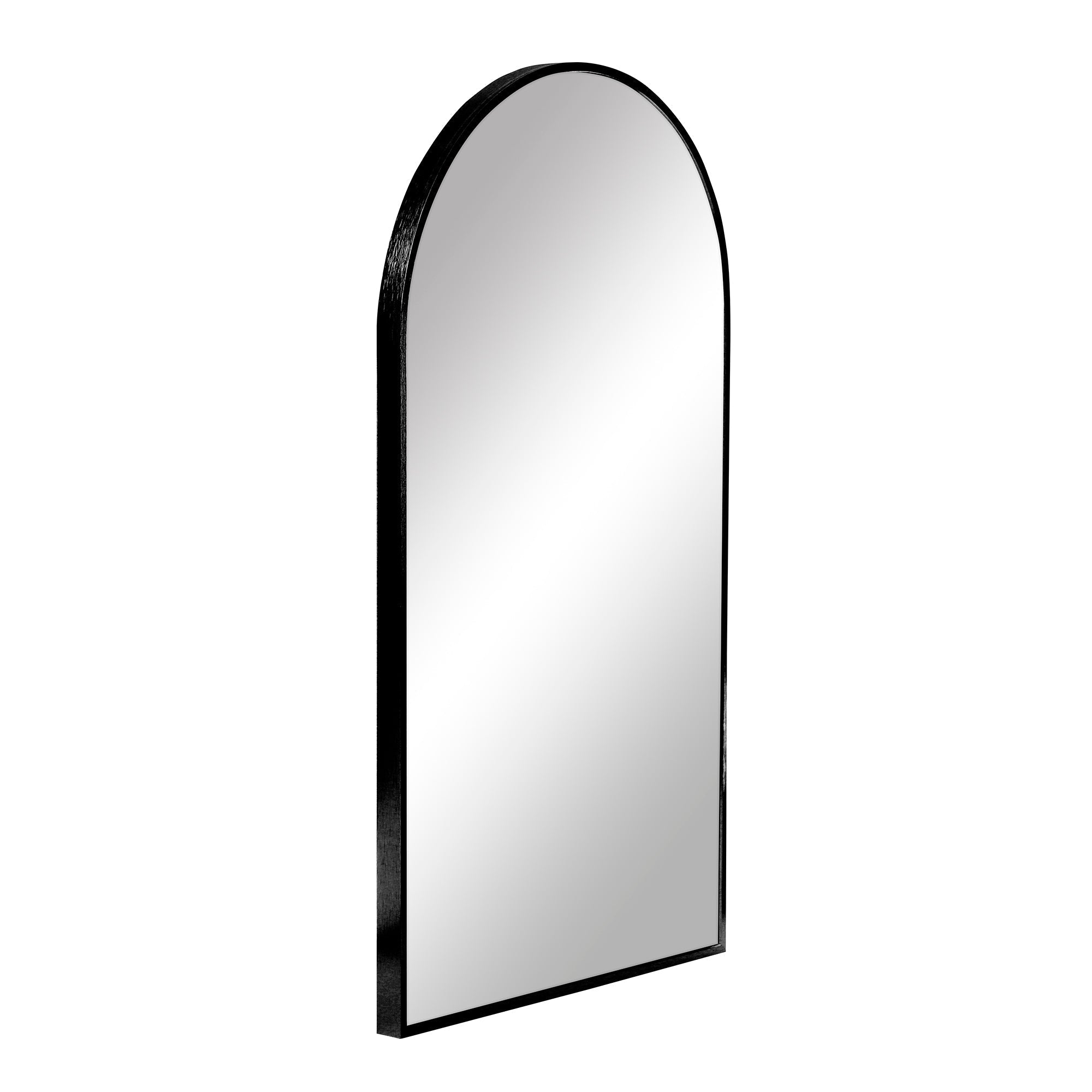 Naomi 80cm Arched Wall Mirror Black