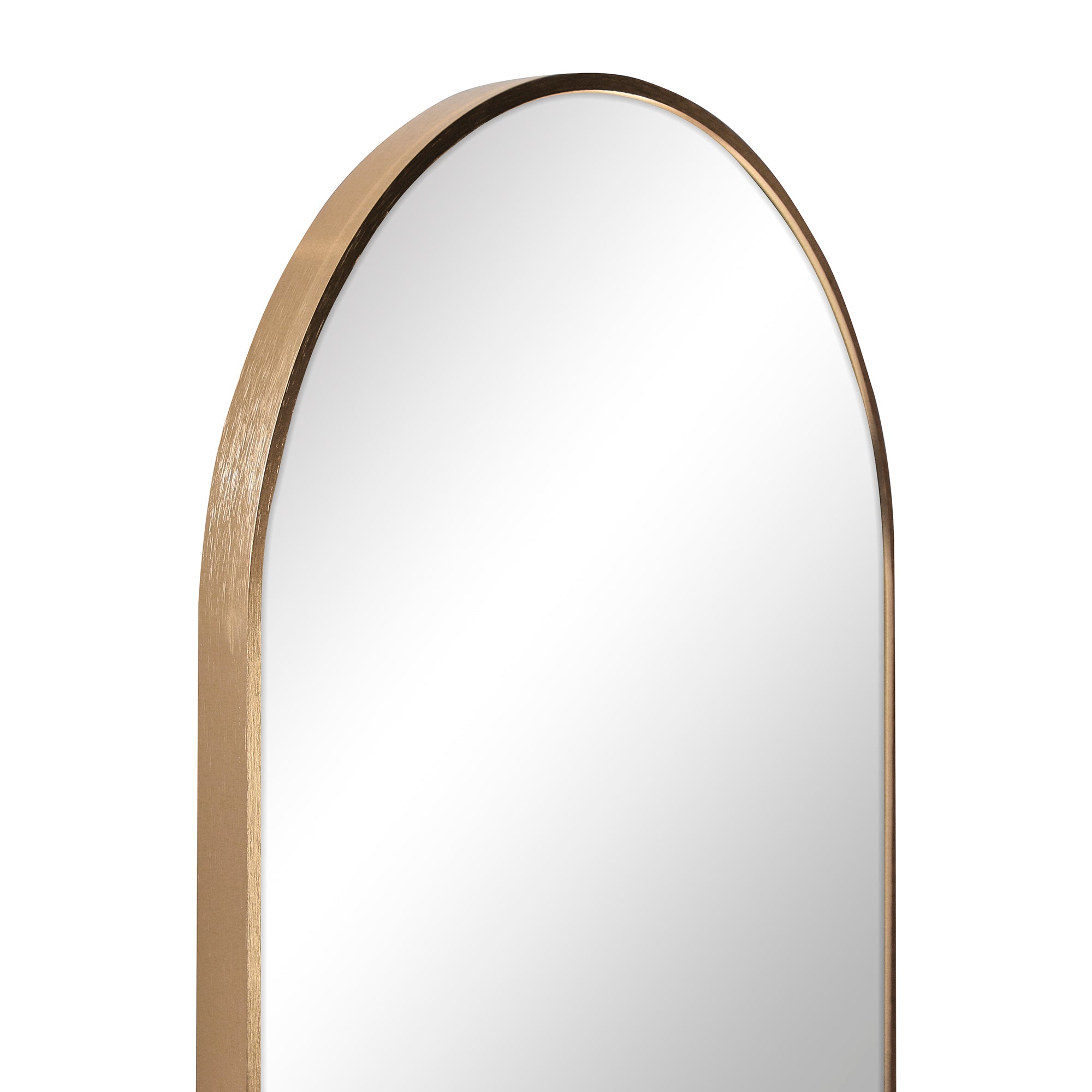 Naomi 80cm Arched Wall Mirror Gold