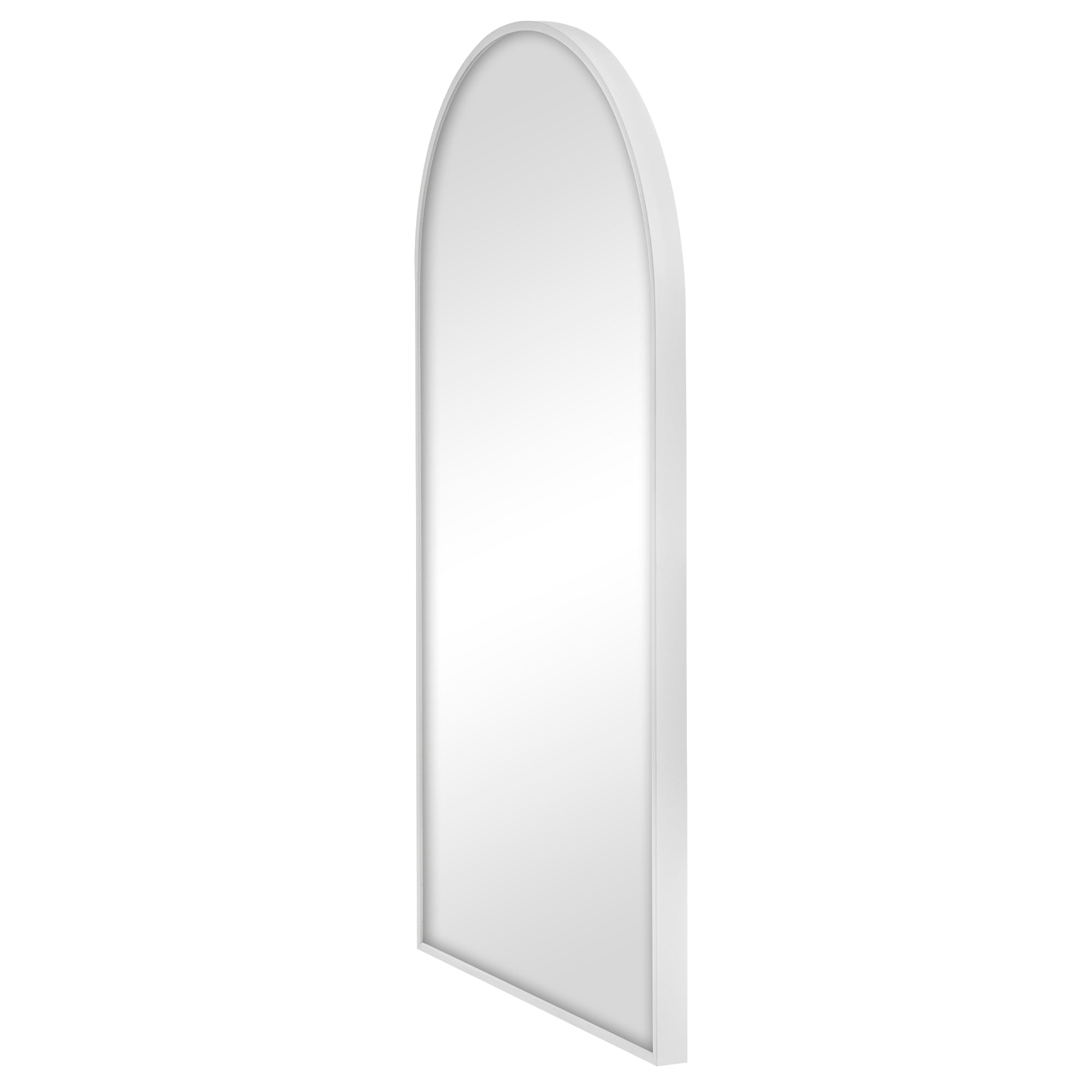 Naomi 80cm Arched Wall Mirror White
