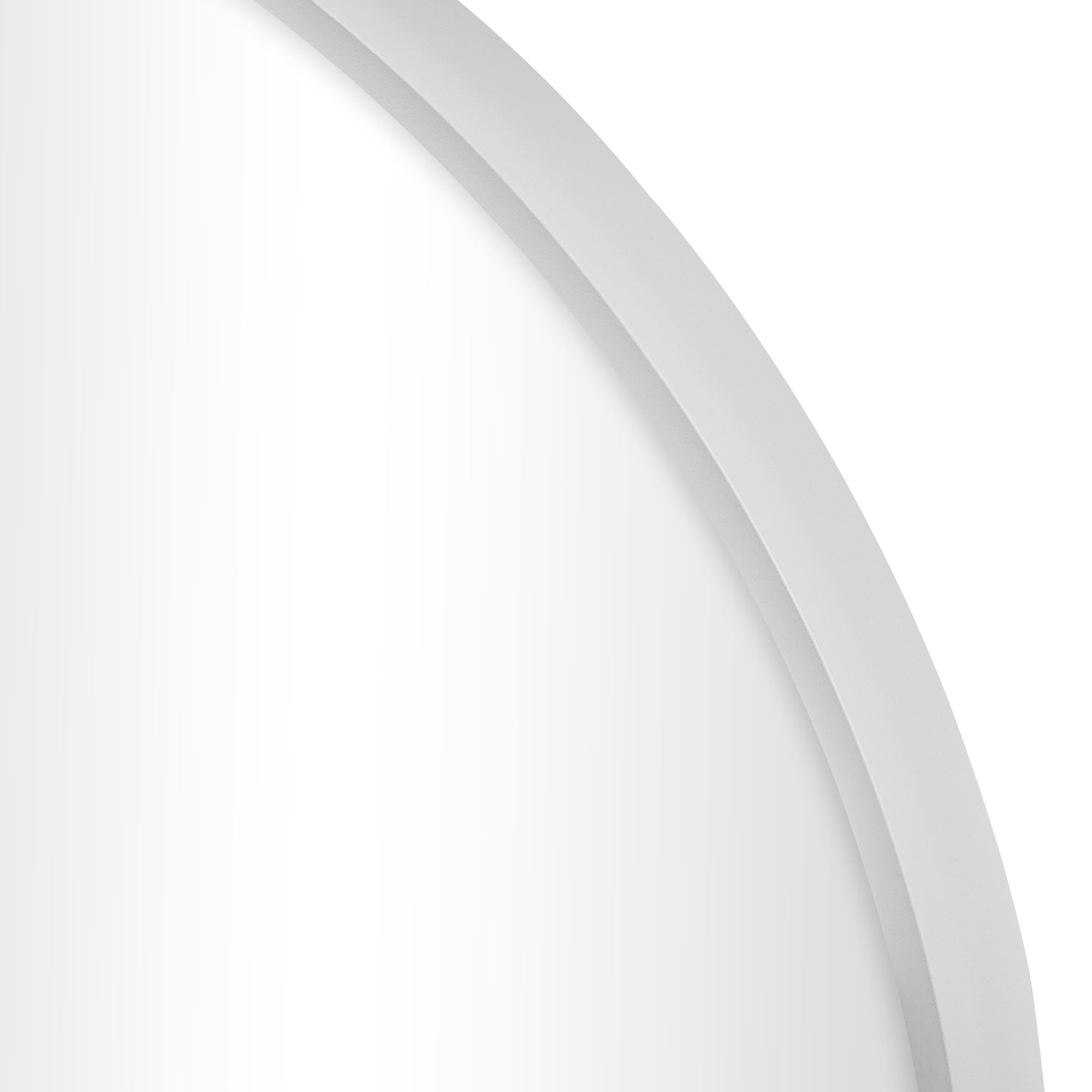 Naomi 80cm Arched Wall Mirror White