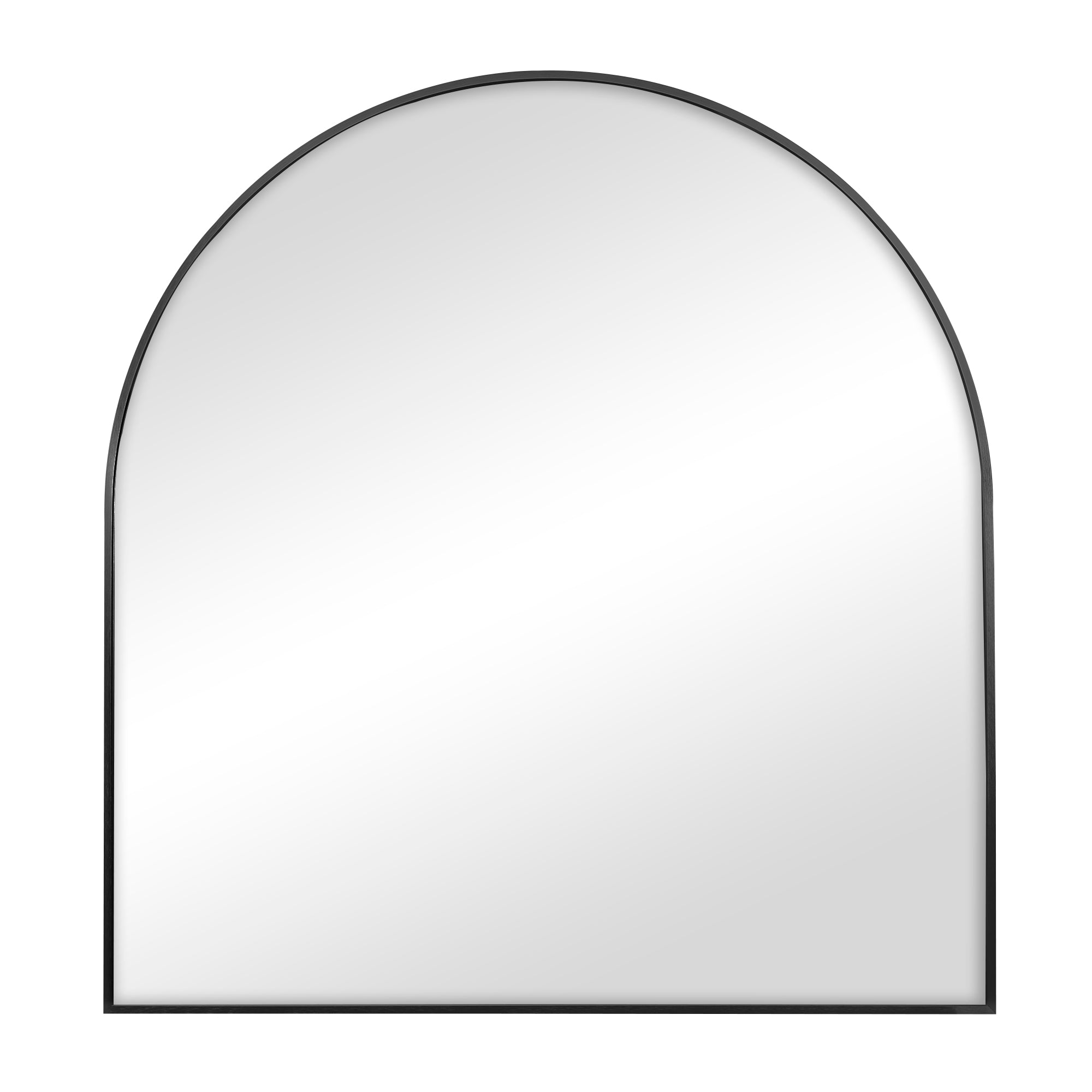 Naomi 85cm Large Arch Mirror Black