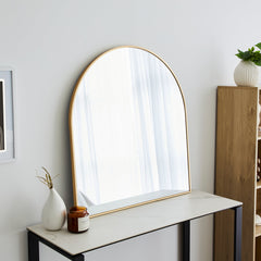 Naomi 85cm Large Arch Mirror Gold