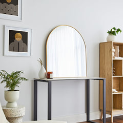 Naomi 85cm Large Arch Mirror Gold