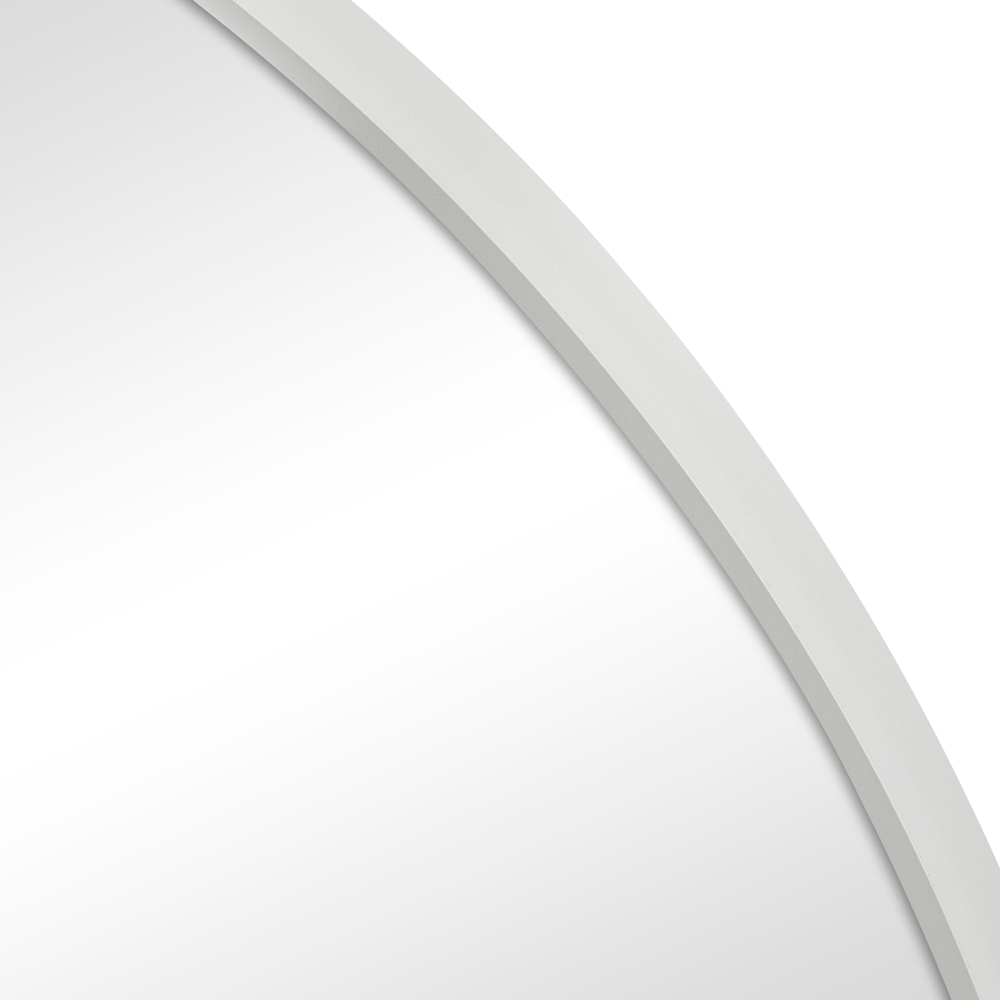 Naomi 85cm Large Arch Mirror White