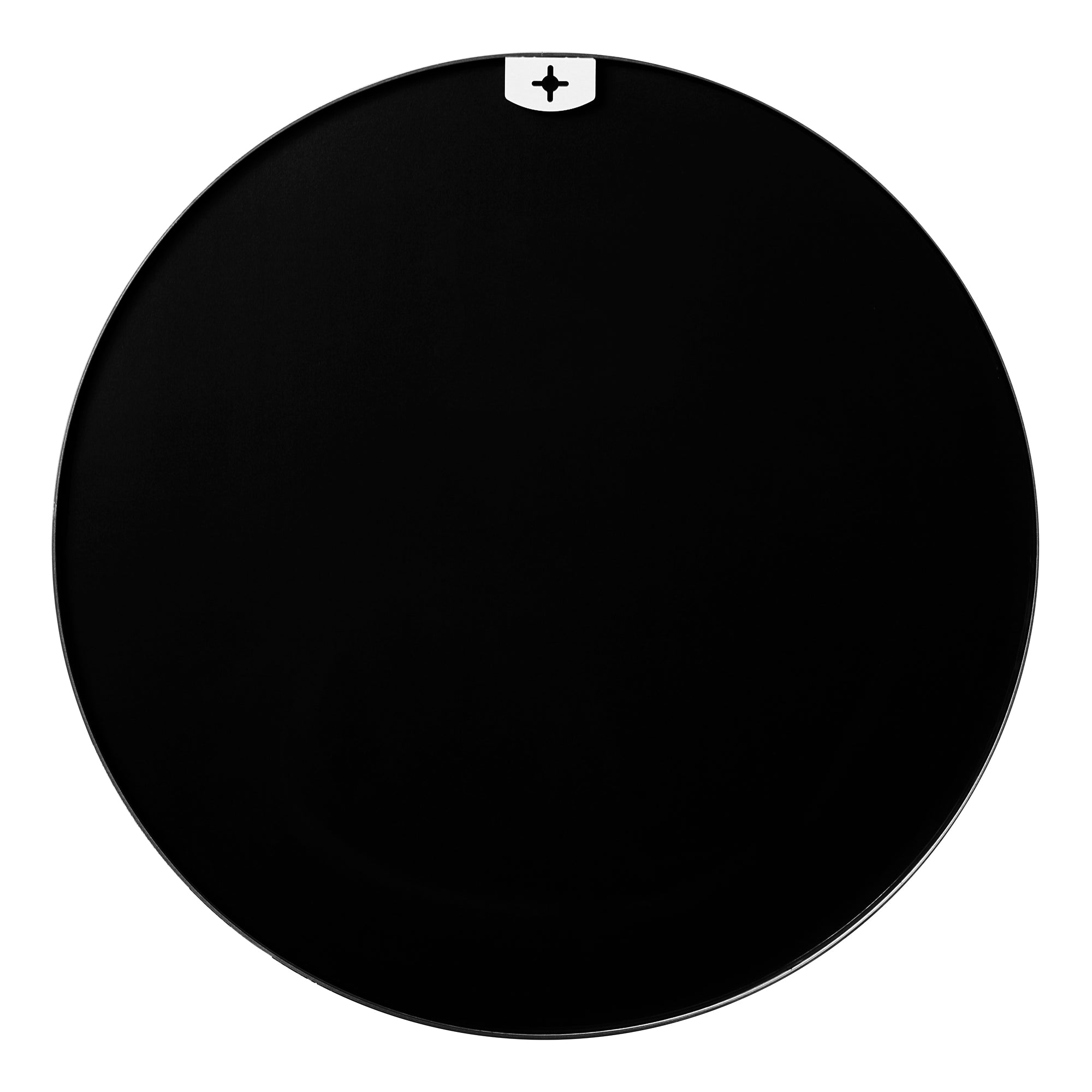 Linda 90cm Round Wall Mirror Black