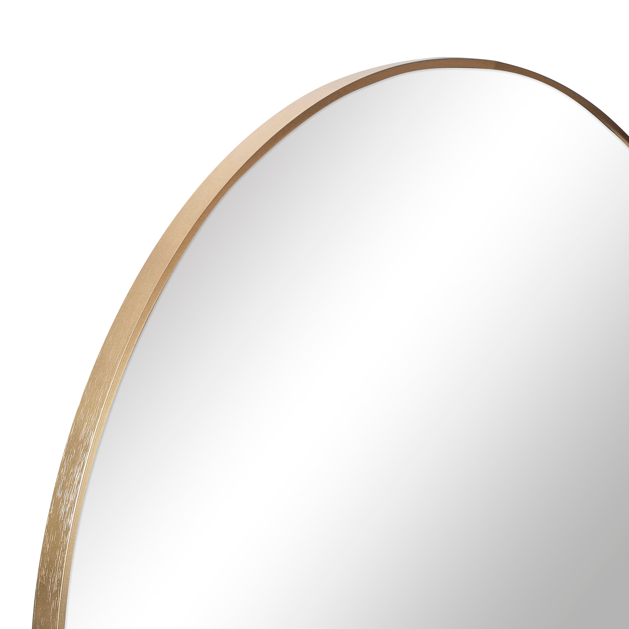 Linda 90cm Round Wall Mirror Gold