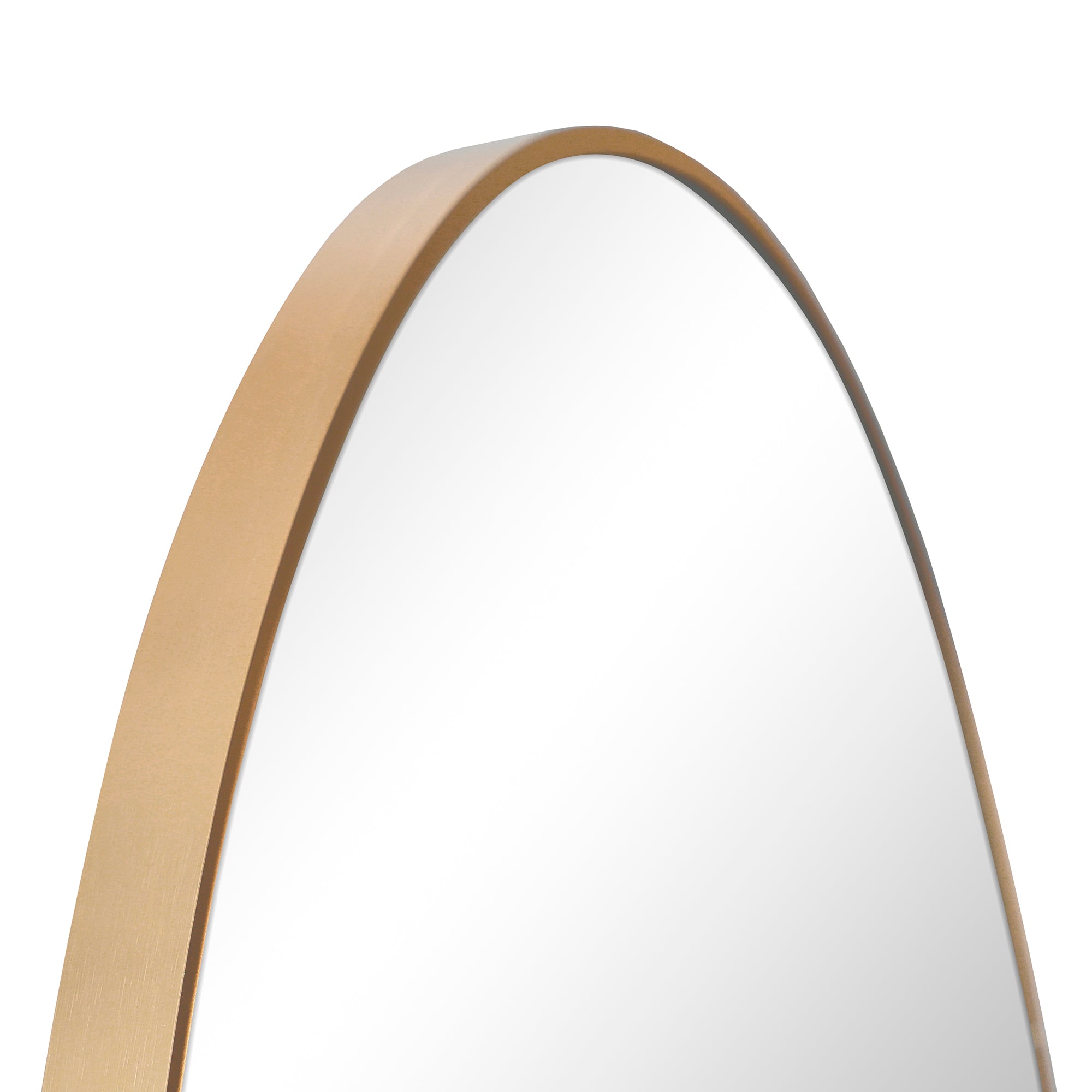 Linda 90cm Round Wall Mirror Gold