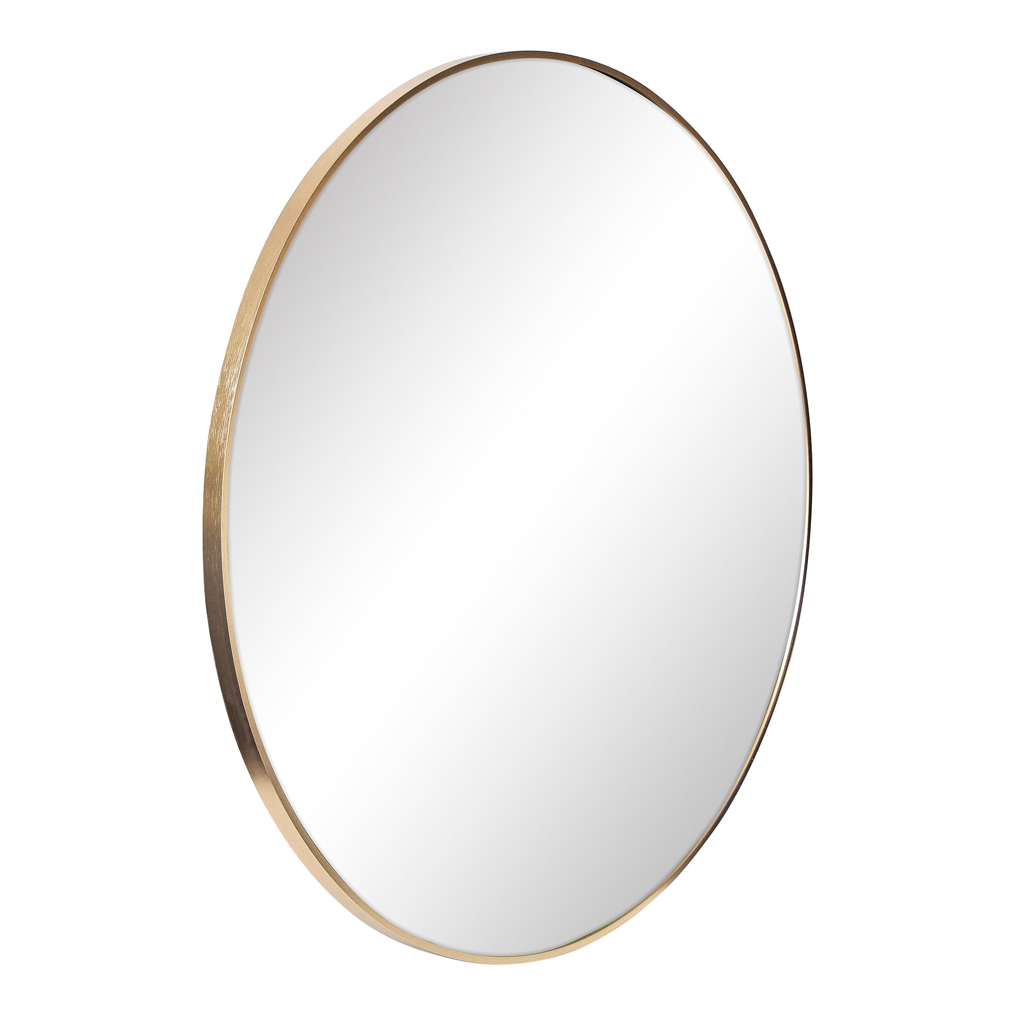 Linda 90cm Round Wall Mirror Gold