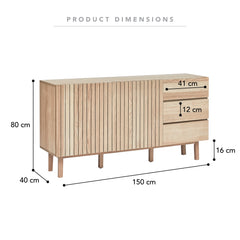 Harper Sideboard Natural (150cm)