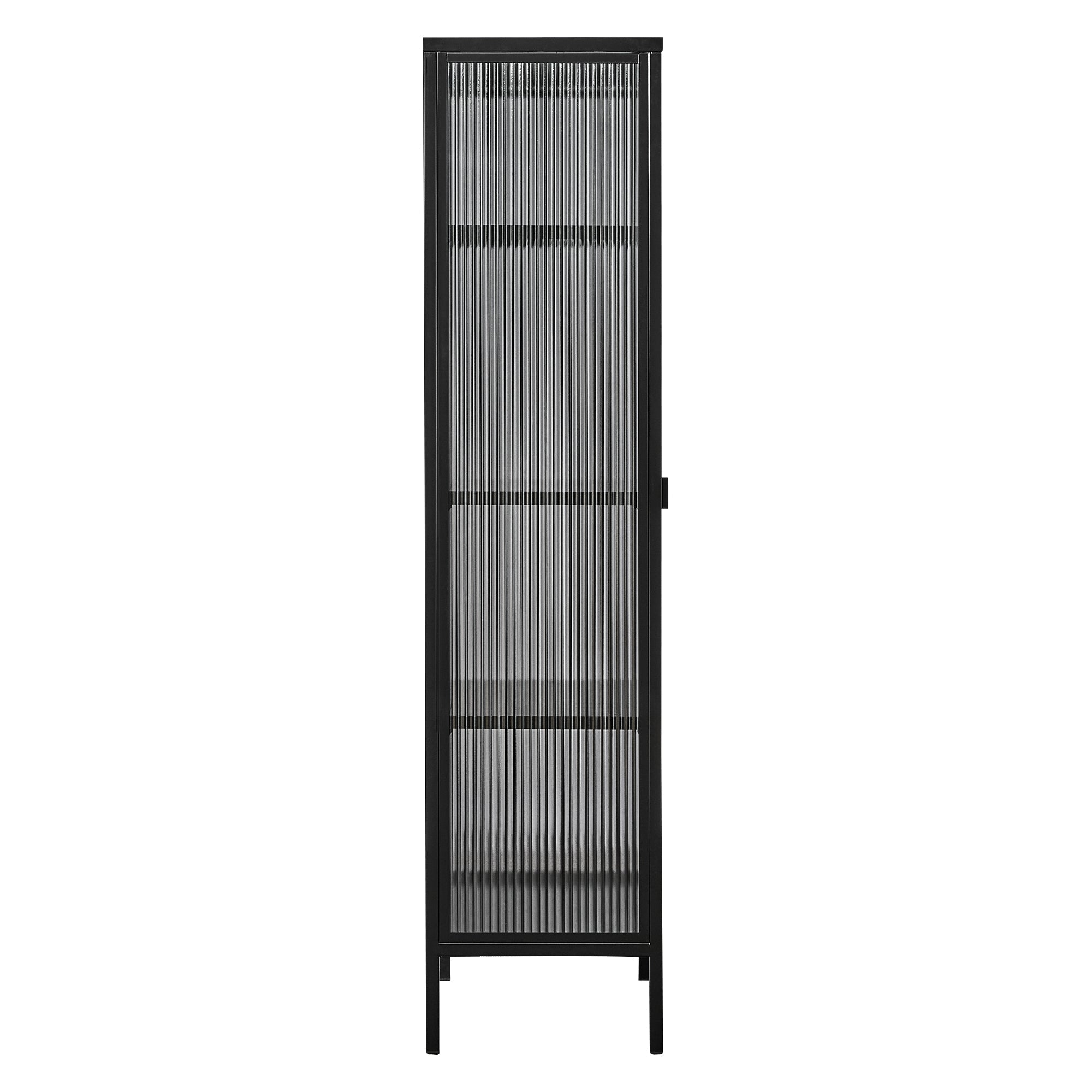 Eve Modern Large Metal Cabinet Black