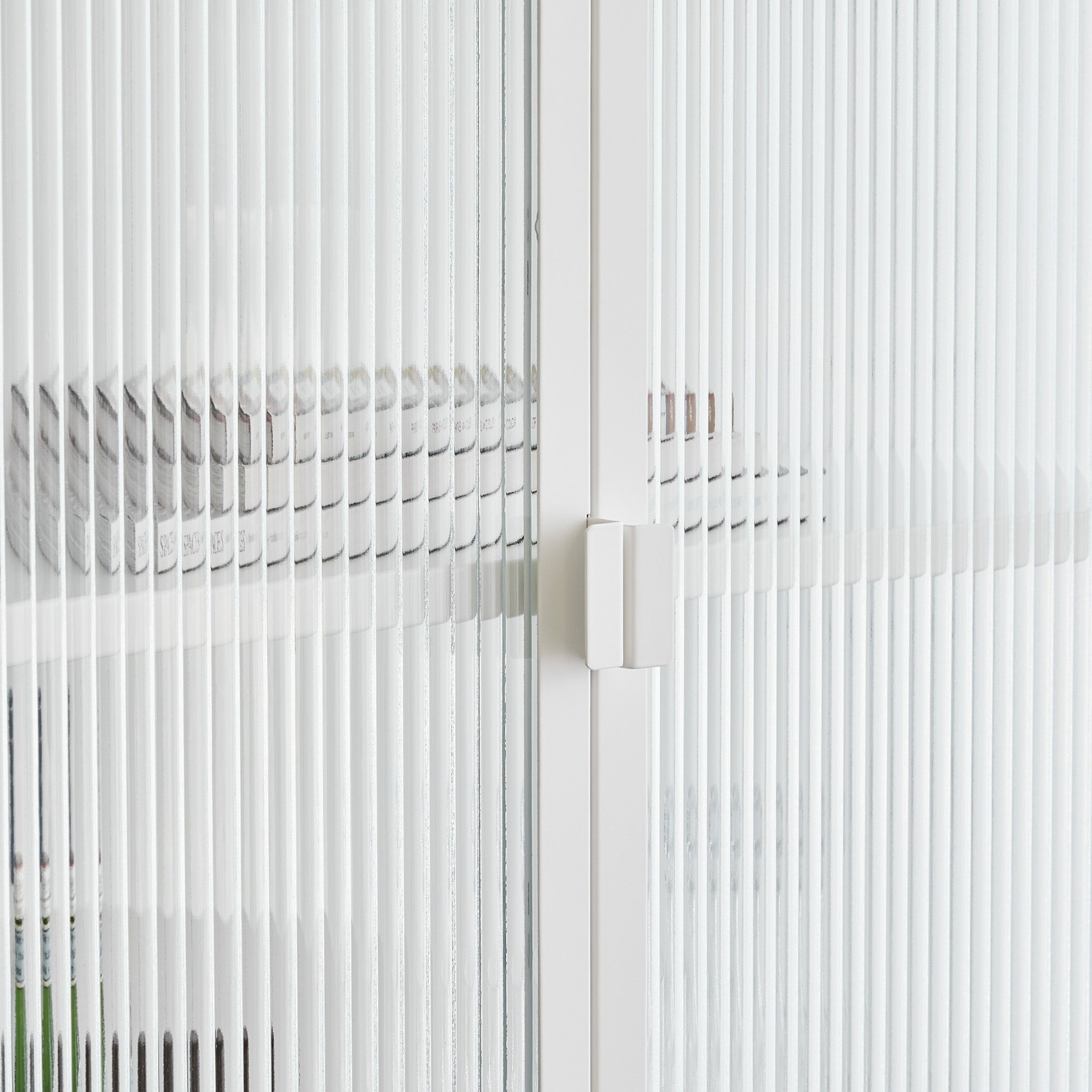 Eve Modern Large Metal Cabinet White